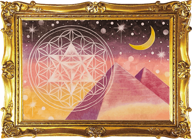 パステル神聖幾何学模様イメージ