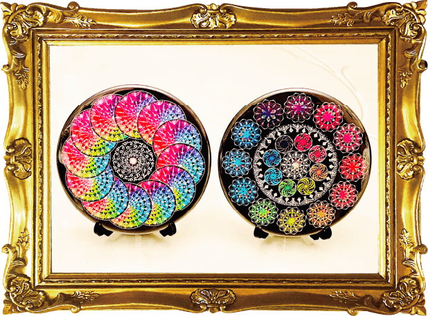 オリジナル曼荼羅缶ミラー